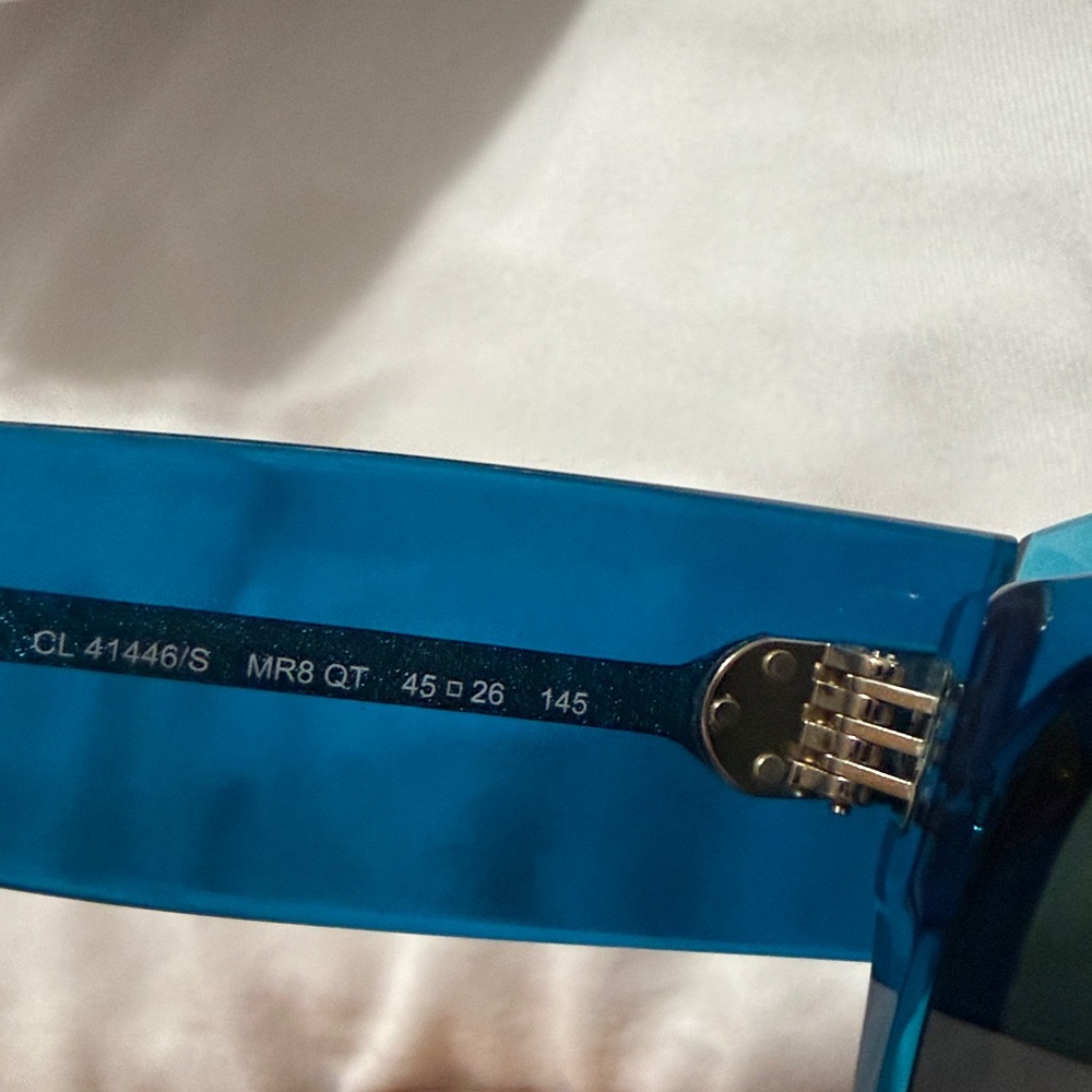 Celine Teal Sunglasses - Picture 6 of 8